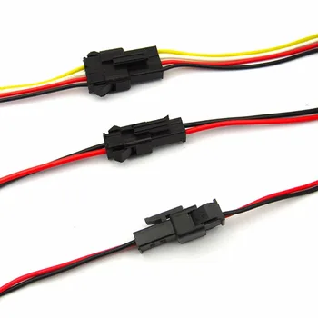 Бесплатная доставка 10 пар 3P JST SM соединительная линия между мужчинами и женщинами, клеммный кабель, электронный провод 20/30/40 см