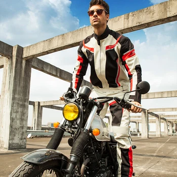 ДУХАН 185, Летние мотоциклетные куртки с дышащей сеткой, Мужские Мотоциклетные брюки, Куртка для мотогонок, Защита для Мото