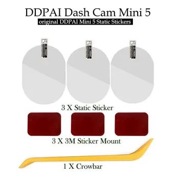 для DDPAI Dash Cam Mini 5 Dash Cam Smart пленка 3 м и статические наклейки для автомобильного видеорегистратора DDPAI Mini 5 пленка 3 М 3 шт.