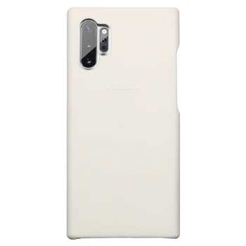100% Чехол для телефона из натуральной воловьей кожи Samsung Galaxy Note 10 Plus Note10, Женская Роскошная Белая Задняя крышка, Распродажа
