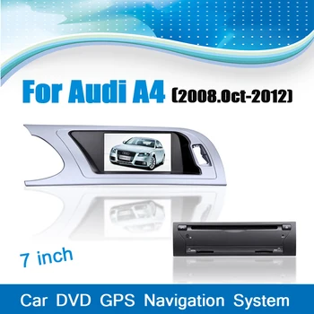 Автомобильный DVD-плеер GPS Навигационная система Автомобильная аудиосистема Медиа стерео для Audi A4 (2008-2012) с Bluetooth