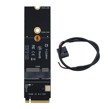 Слот для ключей NGFF M.2 A/A + E для M.2M Key PCIe PCI-Express WiFi Card Adapter Адаптер для беспроводной локальной сети NVMe