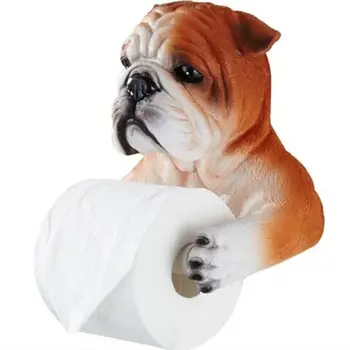 3D держатель для туалетной бумаги, лоток для туалетной гигиены, Бесплатная коробка для салфеток для собак, держатель для бытовых бумажных полотенец, устройство для намотки катушки