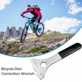 Ключ для регулировки дискового тормоза, Полезная Удобная ручка, Портативный Велосипед, Инструмент для регулировки дисковых тормозных колодок, Аксессуары для велосипеда