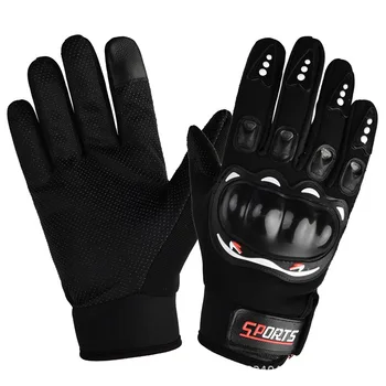Перчатки для езды на велосипеде, Мотоциклетные перчатки, спортивные дышащие перчатки, нескользящие, с длинным пальцем, на половину пальца, защитные перчатки для спортзала