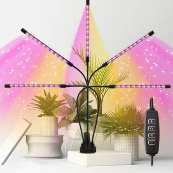 30-150 LED USB Grow Light Фитолампа для растений с Управлением Полным Спектром Освещения Fitolamp, Зажим для Рассады цветов, Фито Лампа
