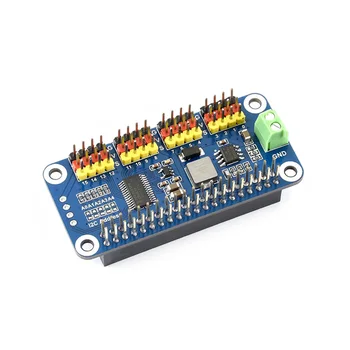 Для Raspberry Pie 4B/ 3B + / Zero W 16-канальная плата привода рулевого механизма Модуль ШИМ-привода Интерфейс 12C