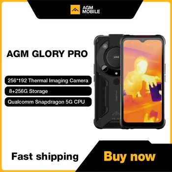 AGM Glory Qualcomm 5G Прочный телефон Глобальная версия Android 11 NFC Прочный смартфон 6200mAh Arctic Battery 6,53 