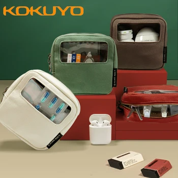 2021 KOKUYO Новый продукт WSG-KUSK291 Window Bag Сумка Для Хранения Милых Мелочей Прозрачная Сумка Для Хранения Канцелярских Принадлежностей