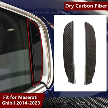 Накладка на дверь автомобиля из сухого углеродного волокна C Pilar для Maserati Ghibli 2014-2023