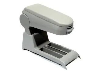 Горячий автомобильный подлокотник для центральной консоли, подлокотник (кожа серая) для Polo 9N3
