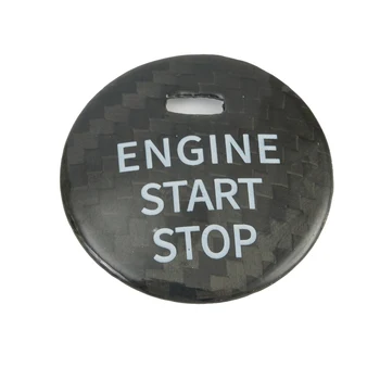 Крышка Кнопки Запуска двигателя Автомобиля Из Углеродного Волокна Для Mazda 3 Axela CX-3/4/5/818-19 MX-5 14-19 Внутренняя Отделка Автомобильные Аксессуары