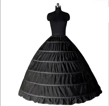 Нижняя юбка для бального платья, Белая Черная Нижняя юбка, Свадебная комбинация, юбка-обруч, Кринолин для пышного бала