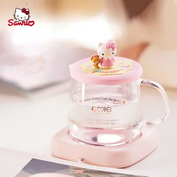 Sanrio Hello Kitty Cinnamonroll 220V подставка для подогрева молока с постоянной температурой теплая чашка 55 градусов изоляция нагревательная основа