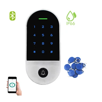 Наружная Bluetooth-клавиатура 125 кГц RFID Бесконтактный считыватель контроля доступа IOS/Android