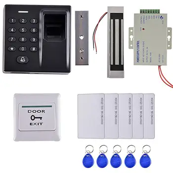 Комплект системы контроля доступа по отпечаткам пальцев RFID-карты, комплект электрического магнитного замка