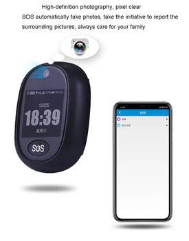 Устройство слежения 4G GPS С бесплатным ремешком для часов для пожилых людей с болезнью Альцгеймера, Кнопка SOS, 2 способа связи, трекер