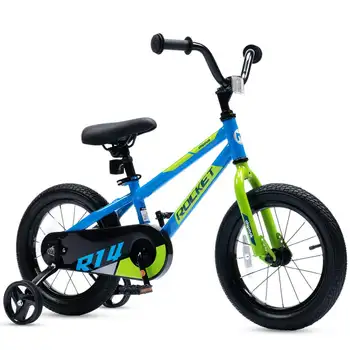 Детский велосипед для мальчиков синего цвета