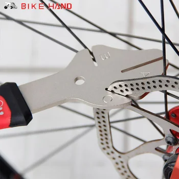 Инструмент Для Выравнивания Ротора диска Велосипеда BIKEHAND MTB, Регулятор тормозного диска Велосипеда, Инструмент для коррекции лотка для диска Велосипеда, Инструменты для ремонта велосипеда
