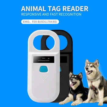 Сканер для домашних животных ISO11784/5 FDX-B Animal Pet Id Reader Чип-Транспондер USB RFID Ручной Сканер Микрочипов Для Собак Кошек Животных