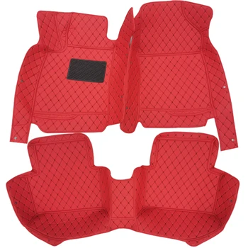 Прочный Изготовленный на заказ Красочный кожаный автомобильный коврик для Hyundai Veloster 2012-2018 Автомобильные Ковровые Аксессуары Syling Детали интерьера