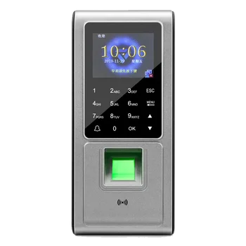 2,4 'TFT Цветной экран Биометрическая Машина Контроля доступа по отпечаткам пальцев Электрический RFID Считыватель Пароль Клавиатура Система Дверной Замок 1:N/1:1