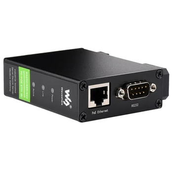 Последовательный сервер Waveshare на DIN-рейке RS232/485/422 к RJ45 Ethernet TCP/IP к последовательному модулю