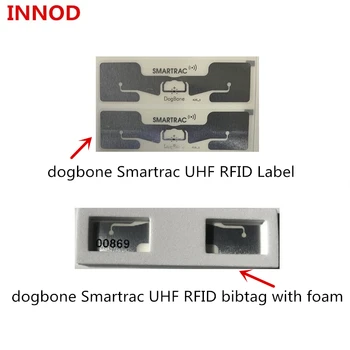 ISO18000-6C RFID UHF dogbone smartrac running sports timing chip программируемые наклейки для бега спортивного марафона 860-960 МГц