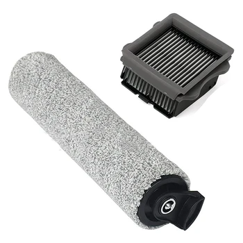 9X Сменная роликовая щетка и комплект фильтров, совместимый для беспроводных пылесосов Tineco Floor One S3 и Ifloor 3 для влажной сушки