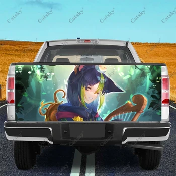 Tighnari - Genshin Наклейки для ударных грузовиков Наклейка на заднюю дверь грузовика, наклейки на бампер с графикой для Легковых автомобилей, грузовиков, внедорожников