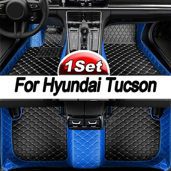 Автомобильные коврики для Hyundai Tucson 2015 2016 2017 2018 Пользовательские Автоматические накладки для ног Аксессуары для автомобильных ковровых покрытий