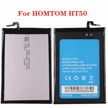 Высококачественный аккумулятор 5500 мАч HT 50 для аккумулятора мобильного телефона Homtom HT50