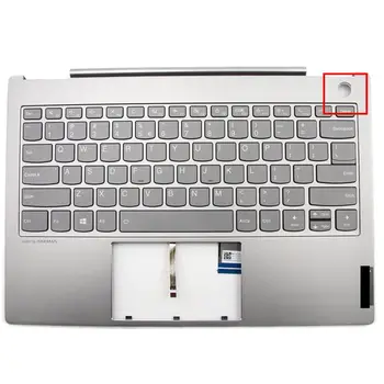 Новый Оригинальный для Lenovo ThinkBook 13s IWL Клавиатура Верхний Регистр Подставка для рук Безель Верхняя крышка С подсветкой Корпус ноутбука Серебристо-серый