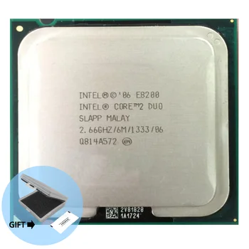 процессор ALAPP CO LGA775 для настольного Процессор Intel Core 2 Duo E8200 (6 Мб кэш-памяти, 2,66 ГГц, 1333 МГц FSB)