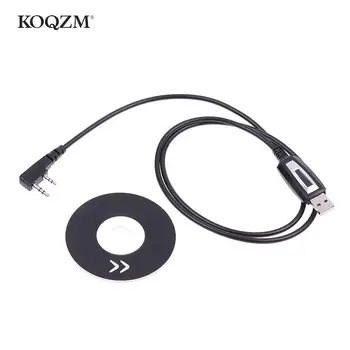 USB-кабель для программирования С компакт-диском с драйверами Для Baofeng UV-5R UV5R 888S Двухстороннее Радио Двойная Рация