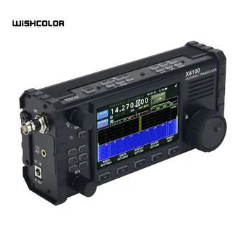 Wishcolor XIEGU X6100 50 МГц КВ-приемопередатчик, Приемопередатчик всех режимов, портативный SDR-приемопередатчик с антенным тюнером