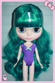 Кукла CC Nude blyth с зелеными волосами, подходящая для девочки ksm 3030303