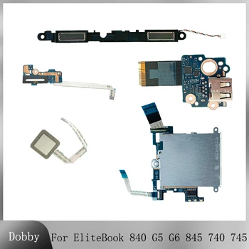 Оригинал для HP EliteBook 840 G5 G6 845 740 745 G5 G6 Ноутбук Ридер Динамик USB Коммутатор Плата Для Замены Отпечатков пальцев Аксессуары