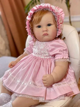 60-сантиметровая кукла-имитация девочки-перерожденца, трансграничная игрушка для сопровождения детей в играх