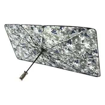 Автомобильный Солнцезащитный козырек Автоматический зонт для ветрового стекла Автоматические шторы на окнах Складная конструкция для изоляции и охлаждения Подходит для внедорожников