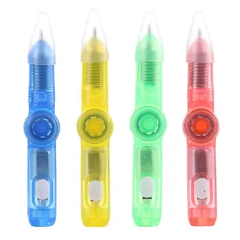 Портативный спиннер для пальцев, блестящие игрушки-ручки с разноцветным дополнительным пластиковым покрытием