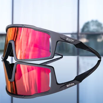 SCVCN Мужские Солнцезащитные очки Поляризованные Велосипедные Очки Фотохромные Солнцезащитные Очки для MTB UV400 Очки Женский Велосипед Велосипедные Очки