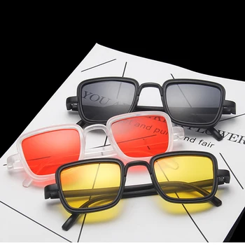 2023 Новые модные квадратные солнцезащитные очки Женские UV 400 в стиле стимпанк Оптом Солнцезащитные очки Famale