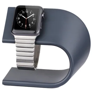 Подставка для зарядного устройства Apple Watch Док-станция U-образного типа из алюминиевого сплава, магнитная беспроводная подставка для зарядки iWatch серии 6 5 4 3 se