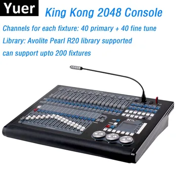 Упаковка Flightcase Контроллер King kong 2048 DMX Сценические светильники LED Par прожекторы с движущейся головкой DJ Консоль Оборудование для дискотеки