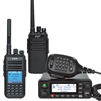 Горячая продажа DMR Цифровое автомобильное радио TYT MD-9600 50 Вт УКВ Высокой выходной мощности Автомобильное мобильное радио Морской Пехоты