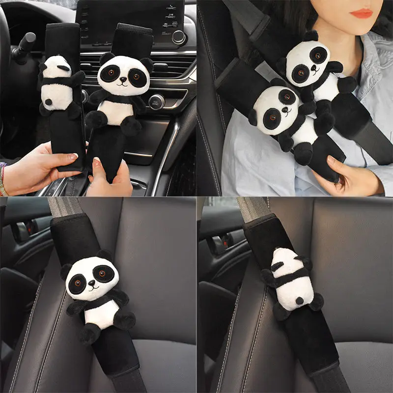1 шт., милая Мультяшная игрушка в виде животного, чехол для ремня безопасности автомобиля, подушка для ремня безопасности, автоматический плечевой ремень, защитная накладка для детей/Kids . ' - ' . 0