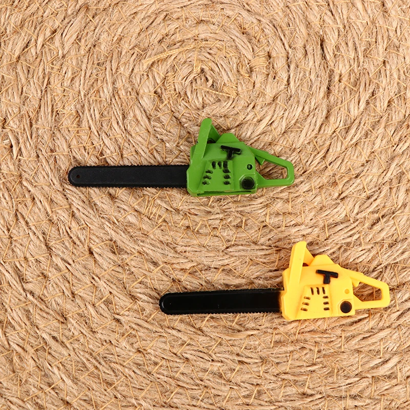 5 шт. Миниатюрный ручной инструмент для ремонта Пилы Инструменты для моделирования бензопилы 1/12 Кукольные домики Миниатюрная игрушка . ' - ' . 0