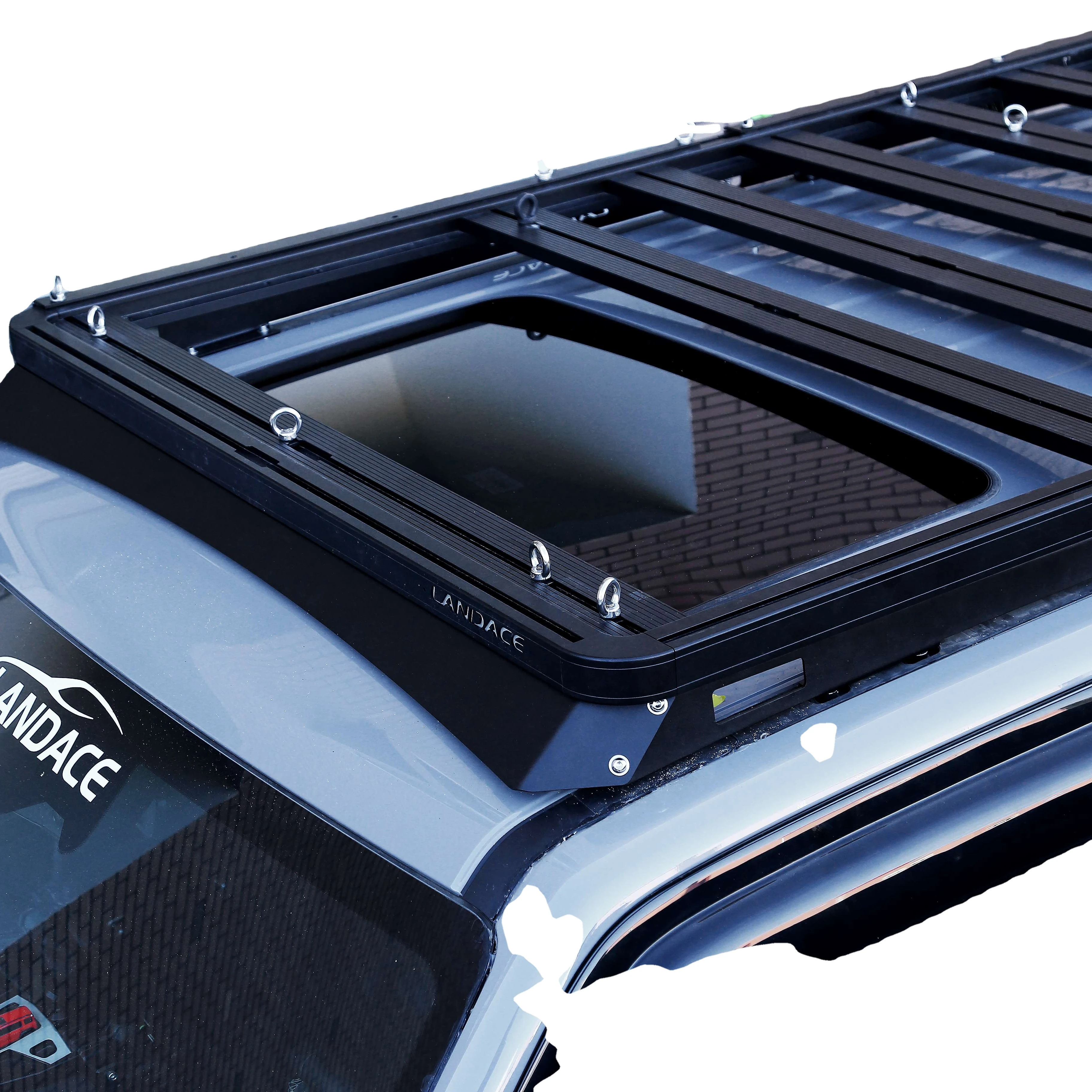 Верхнее крепление багажника автомобиля на крыше 4X4 Алюминиевая корзина для перевозки грузов, багажник на крышу для WEY Tank 300 . ' - ' . 0