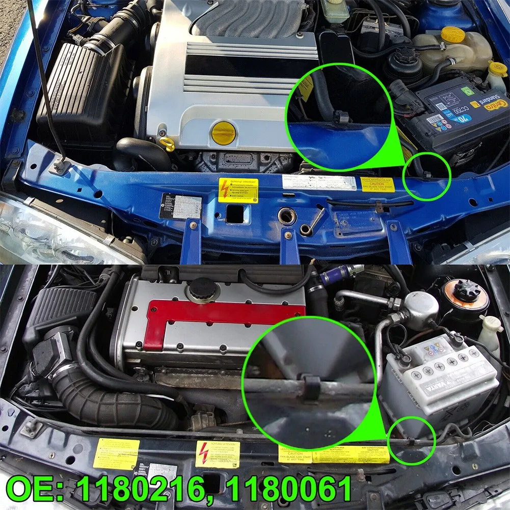 Обеспечьте максимальную безопасность капота с помощью этого набора из 5 зажимов для крепления стержня капота для Vauxhall Astra G Zafira A Ampera . ' - ' . 0